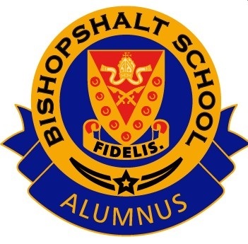 Bishopshalt school alumnus badge